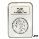 1884-S Morgan Silver Dollar NGC AU53