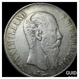 1866Pi Mexico Silver 1 Peso