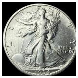 1934-S Silver Walking Liberty Half Dollar CLOSELY