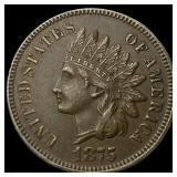 1875 Indian Head Cent CLOSELY UNCIRCULATED