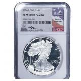 1996 Silver Eagle NGC PF70 Ultra Cameo