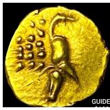 1795-1850 India-Cochin Uncirculated Gold Fanams