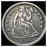 1856 Seated Liberty Dime NEARLY UNCIRCULATED