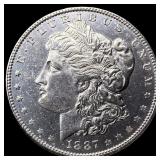 1887 Morgan Silver Dollar CHOICE BU