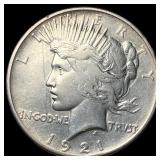 1921 Silver Peace Dollar LIGHTLY CIRCULATED