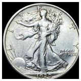 1920-S Silver Walking Liberty Half Dollar NEARLY U