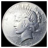 1927 Peace Silver Dollar NEARLY UNCIRCULATED