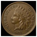 1873 Indian Head Cent CLOSELY UNCIRCULATED