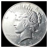 1935 Silver Peace Dollar CLOSELY UNCIRCULATED
