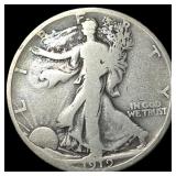 1919-S Silver Walking Liberty Half Dollar NICELY C