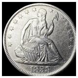 1858-O Silver Half Dollar CLOSELY UNCIRCULATED