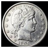 1900 Barber Quarter CLOSELY UNCIRCULATED