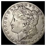 1886-O Silver Morgan Dollar ABOUT UNCIRCULATED