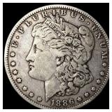 1886-O Silver Morgan Dollar ABOUT UNCIRCULATED