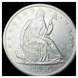1850-O Silver Half Dollar NEARLY UNCIRCULATED