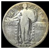 1927-S Silver Standing Liberty Quarter NICELY CIRC