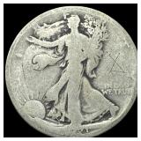Walking Liberty Half Dollar 1917. NICELY CIRCULATE
