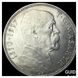1937 Czechosilvakia Silver 20 Korun