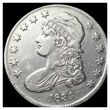 1834 Capped Bust Half Dollar CLOSELY UNCIRCULATED