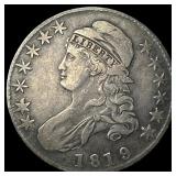 1819 Capped Bust Half Dollar NEARLY UNCIRCULATED