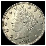 1910 Liberty Head Nickel UNCIRCULATED