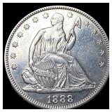 1888 Seated Liberty Half Dollar UNCIRCULATED