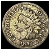 1859 Copper-Nickel Indian Head Cent LIGHTLY CIRCUL