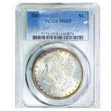 1887 Morgan Silver Dollar PCGS MS65