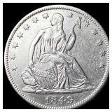 1849-O Silver Half Dollar CLOSELY UNCIRCULATED