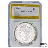 1880 Morgan Silver Dollar PGA MS64+