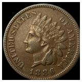 1886 Indian Head Cent NEARLY UNCIRCULATED