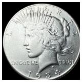 1934 Peace Silver Dollar CLOSELY UNCIRCULATED
