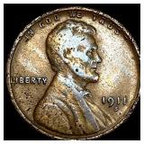 1911-S Lincoln Wheat Cent LIGHTLY CIRCULATED