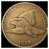1857 Flying Eagle Cent LIGHTLY CIRCULATED