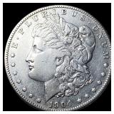 1904-S Silver Morgan Dollar NEARLY UNCIRCULATED