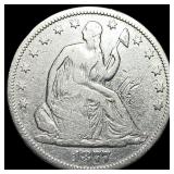 1877-CC Silver Half Dollar LIGHTLY CIRCULATED
