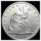 1874 Seated Liberty Half Dollar NEARLY UNCIRCULATE