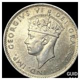 1941 Newfoundland Silver 10 Cents