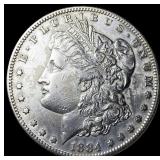 1884-S Silver Morgan Dollar CLOSELY UNCIRCULATED