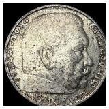 1937 Germany Silver 5 Reichsmark