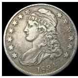 1834 Capped Bust Half Dollar NEARLY UNCIRCULATED