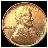 1933-D Lincoln Wheat Cent UNCIRCULATED