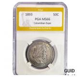 1893 Columbian Expo Half Dollar PGA MS66
