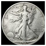 1920-S Silver Walking Liberty Half Dollar NICELY C