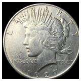 1927 Peace Silver Dollar CLOSELY UNCIRCULATED
