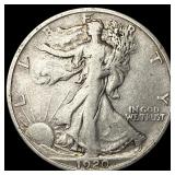 1920-S Silver Walking Liberty Half Dollar NICELY C