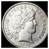 1911-D Silver Barber Dime UNCIRCULATED