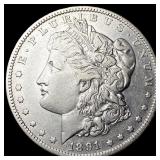 1891-O Silver Morgan Dollar NEARLY UNCIRCULATED