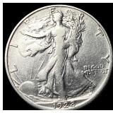 1928-S Silver Walking Liberty Half Dollar NEARLY U