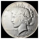 1935-S Silver Peace Dollar NEARLY UNCIRCULATED